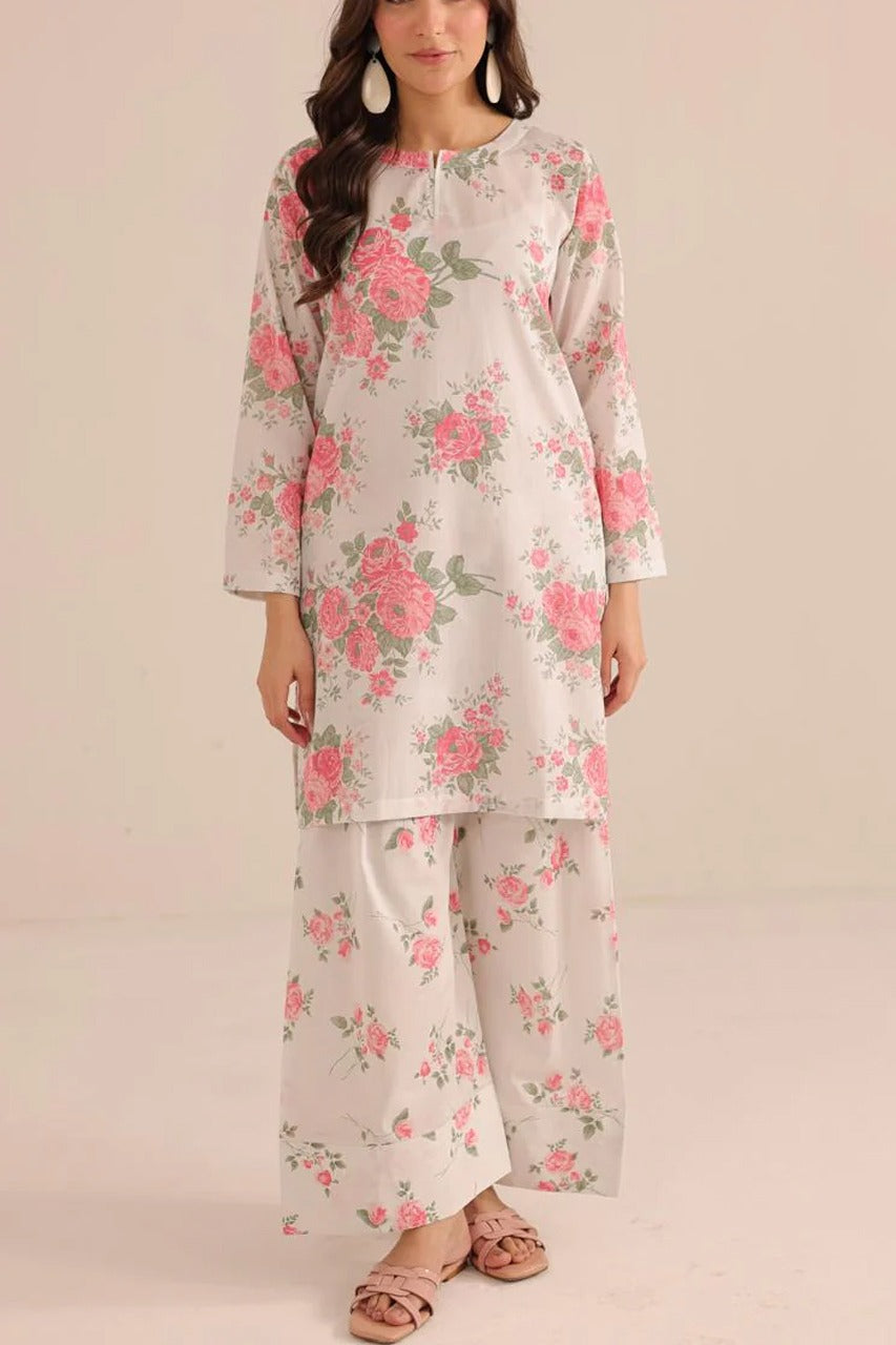 2 piece printed shirt and Farshi shalwar