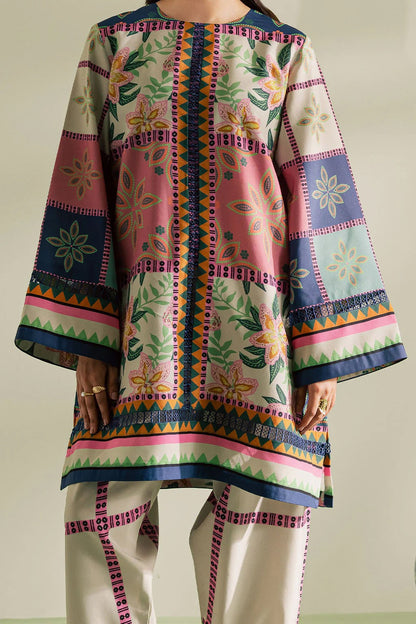 Stitched 2 piece printed shirt and trouser VK-110