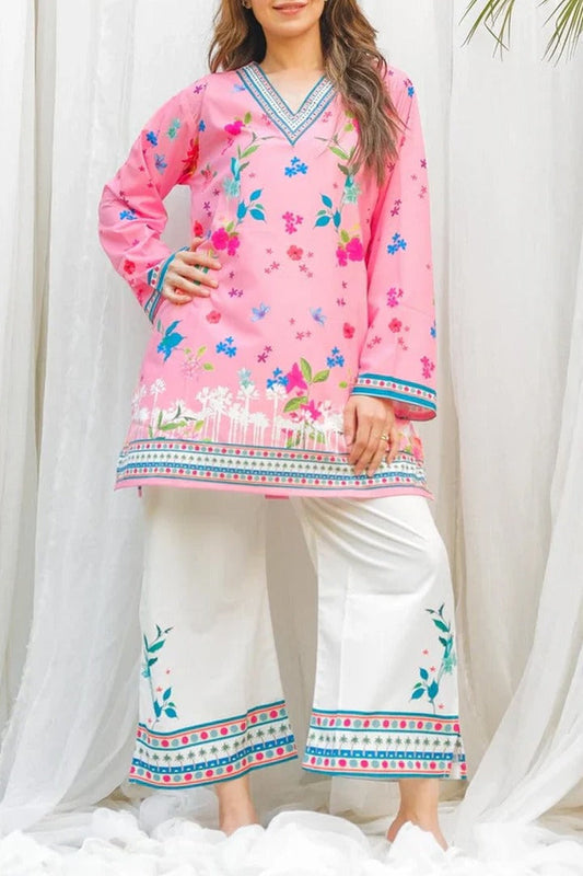 Stitched 2 piece printed shirt and trouser VK-111