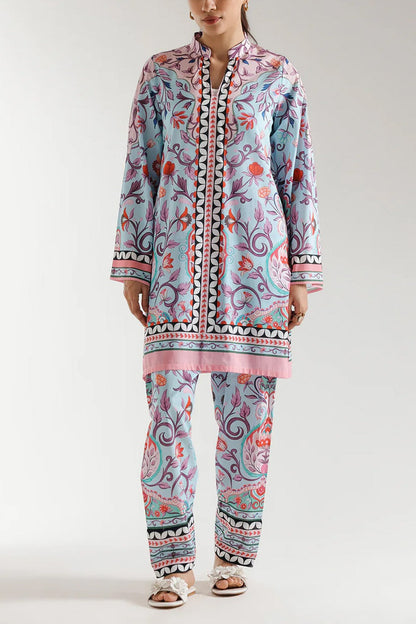 Stitched 2 piece printed shirt and trouser VK-114