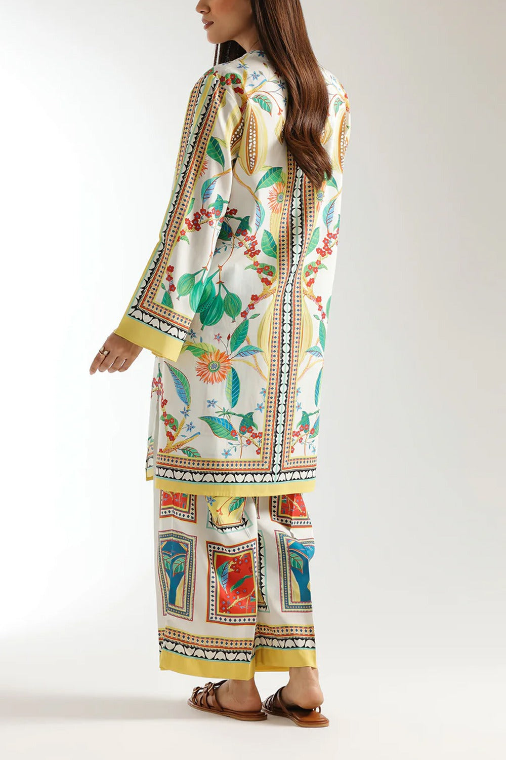 Stitched 2 piece printed shirt and trouser VK-116