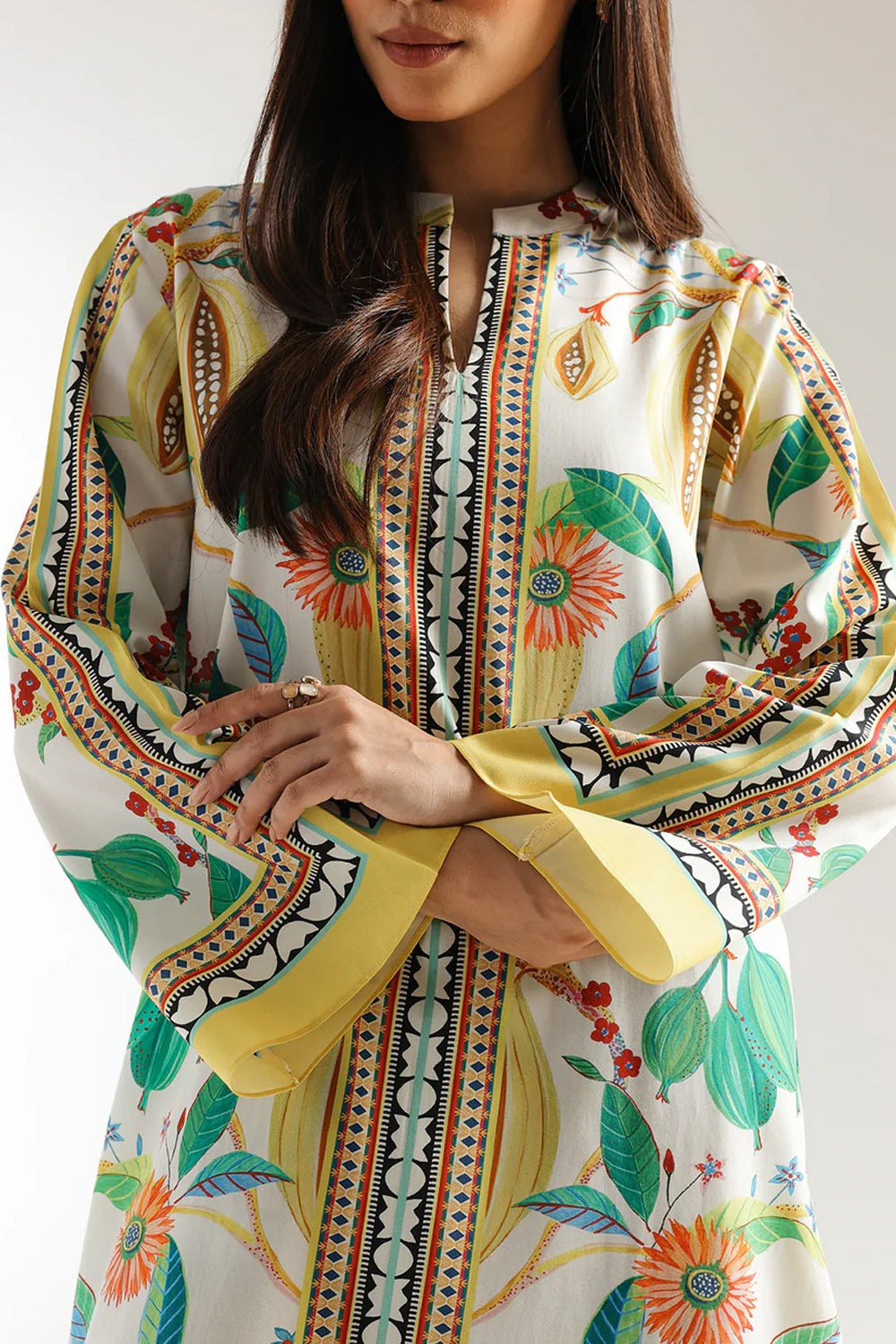 Stitched 2 piece printed shirt and trouser VK-116